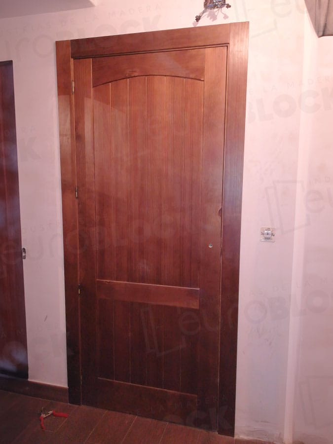 Puerta Block Rústica de Madera Honor (Madera sin barniz)