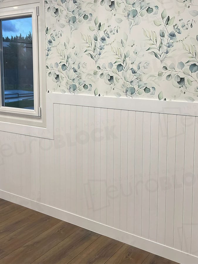 Tiras para Friso Blanco Panelado C60 Lacadas 